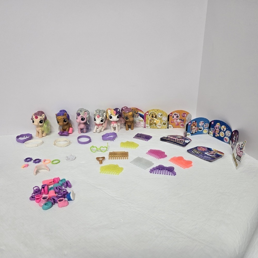 Lot Of 6 Zuru Unicorn Squad with Accessories SEE PICTURES‎